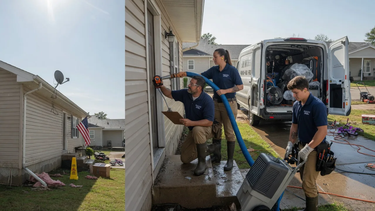 Ceiling Water Damage Restoration in Beirne, AR near me